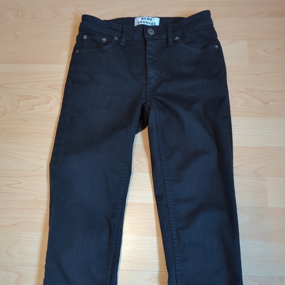 Acne Studios Black Flex Skinny Jeans - Picture 2 of 7